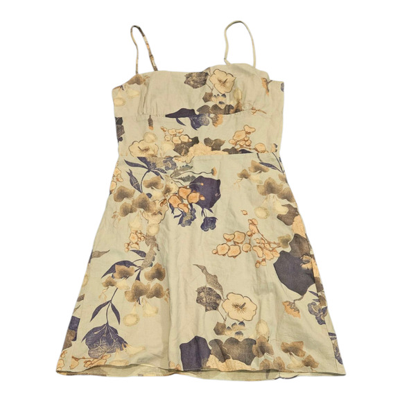 Sunday Best Small Sleeveless Zip Closure Floral Mini Dress - Picture 1 of 7